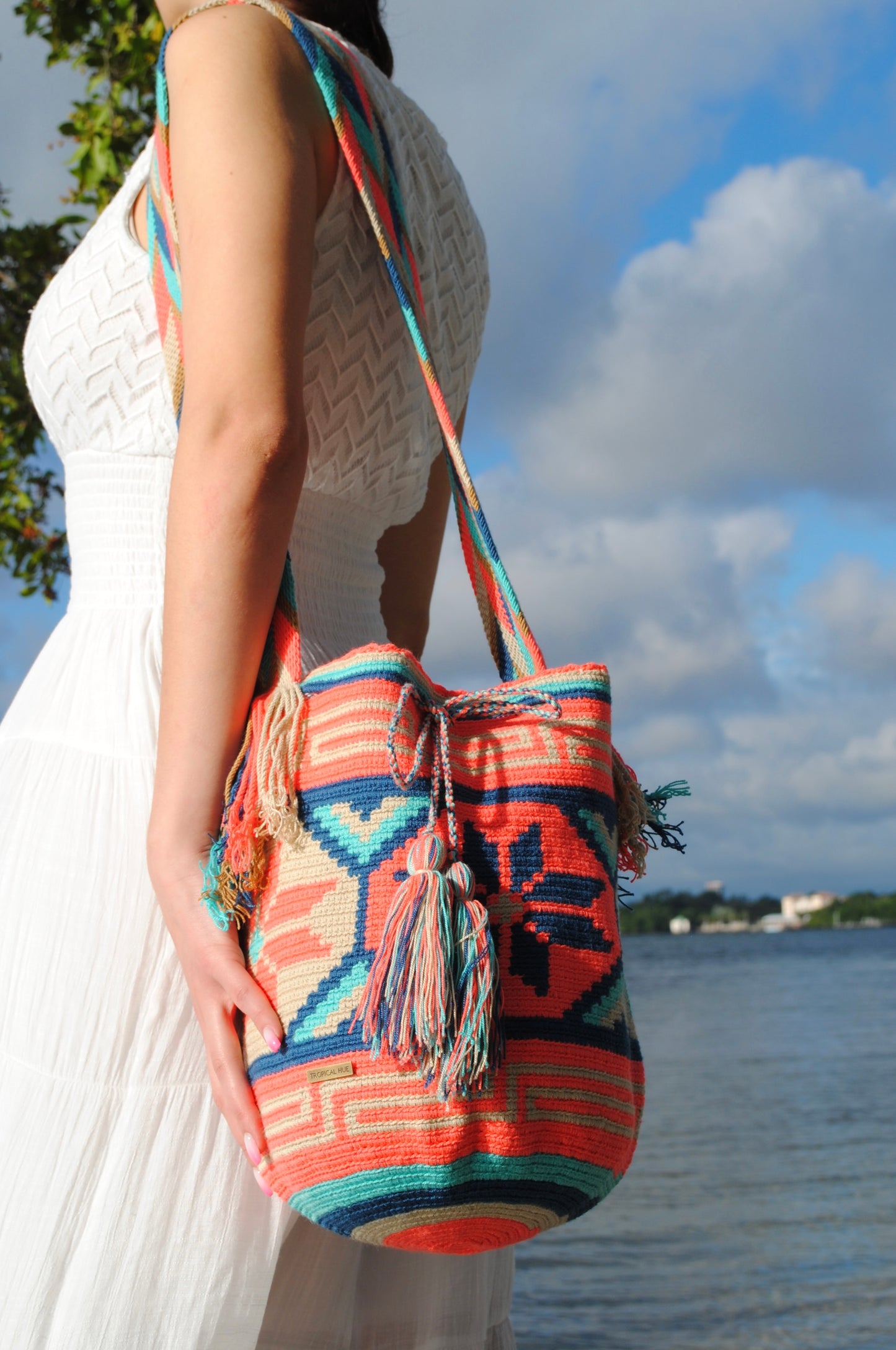 Multicolored Medium Bag