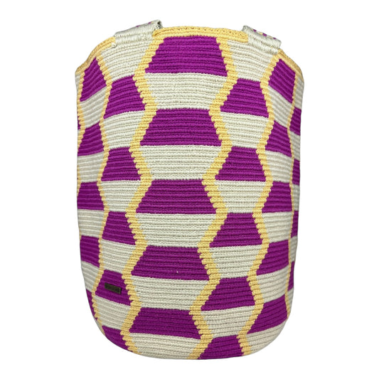 Purple and Mustard Tote Bag