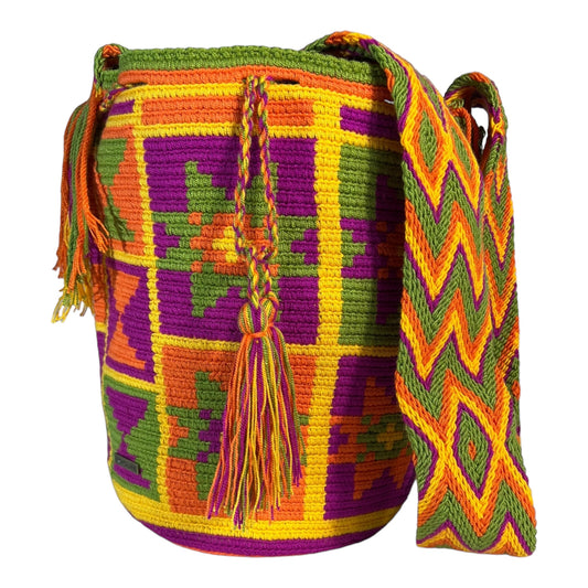 Multicolored Medium Bag