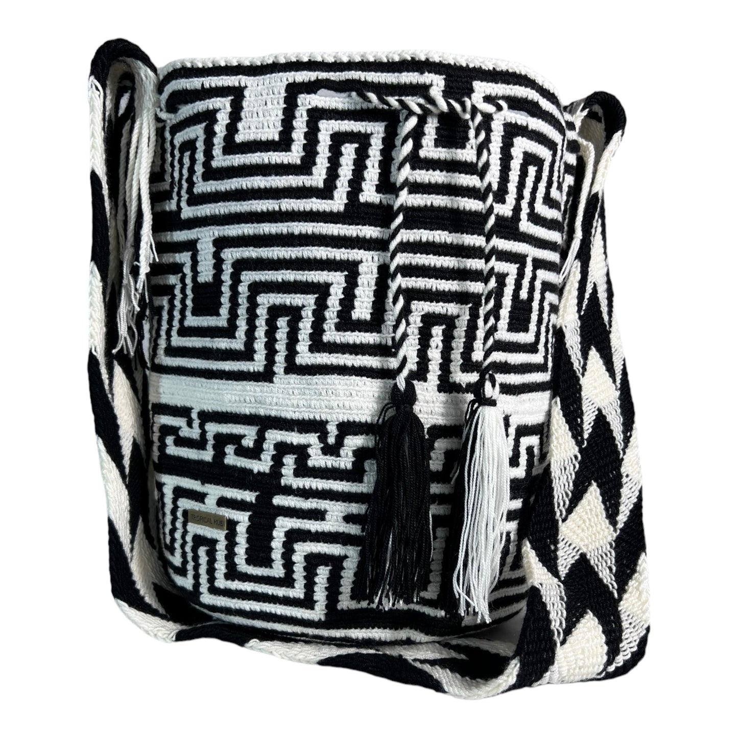 Black and White Medium Bag