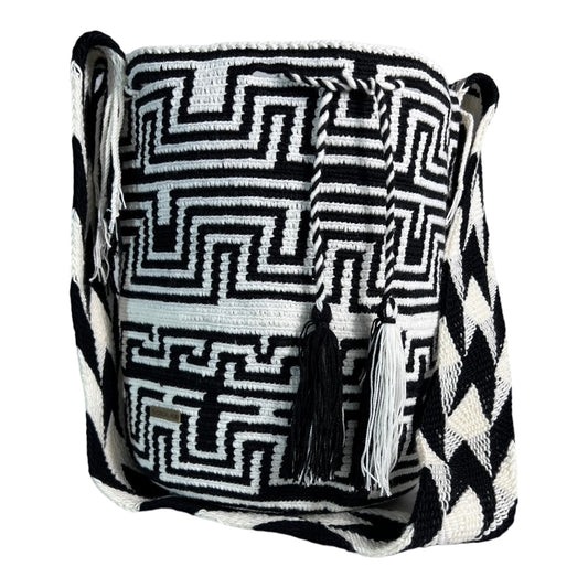 Black and White Medium Bag
