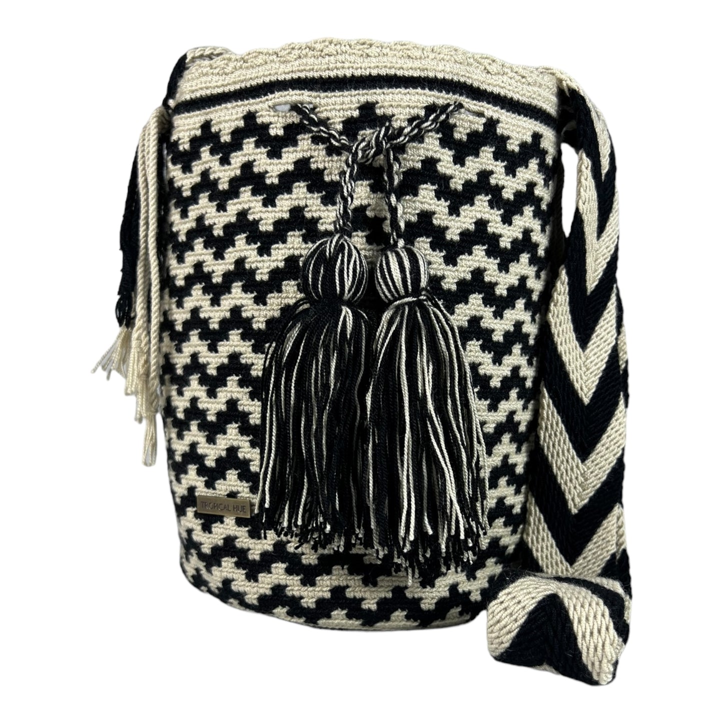 Beige and Black Small Bag