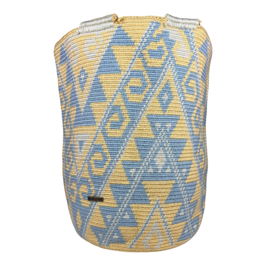 Yellow and Grey Tote Bag