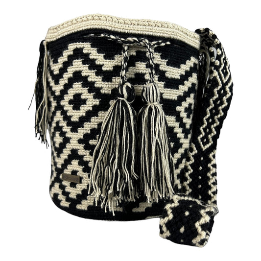 Beige and Black Small Bag