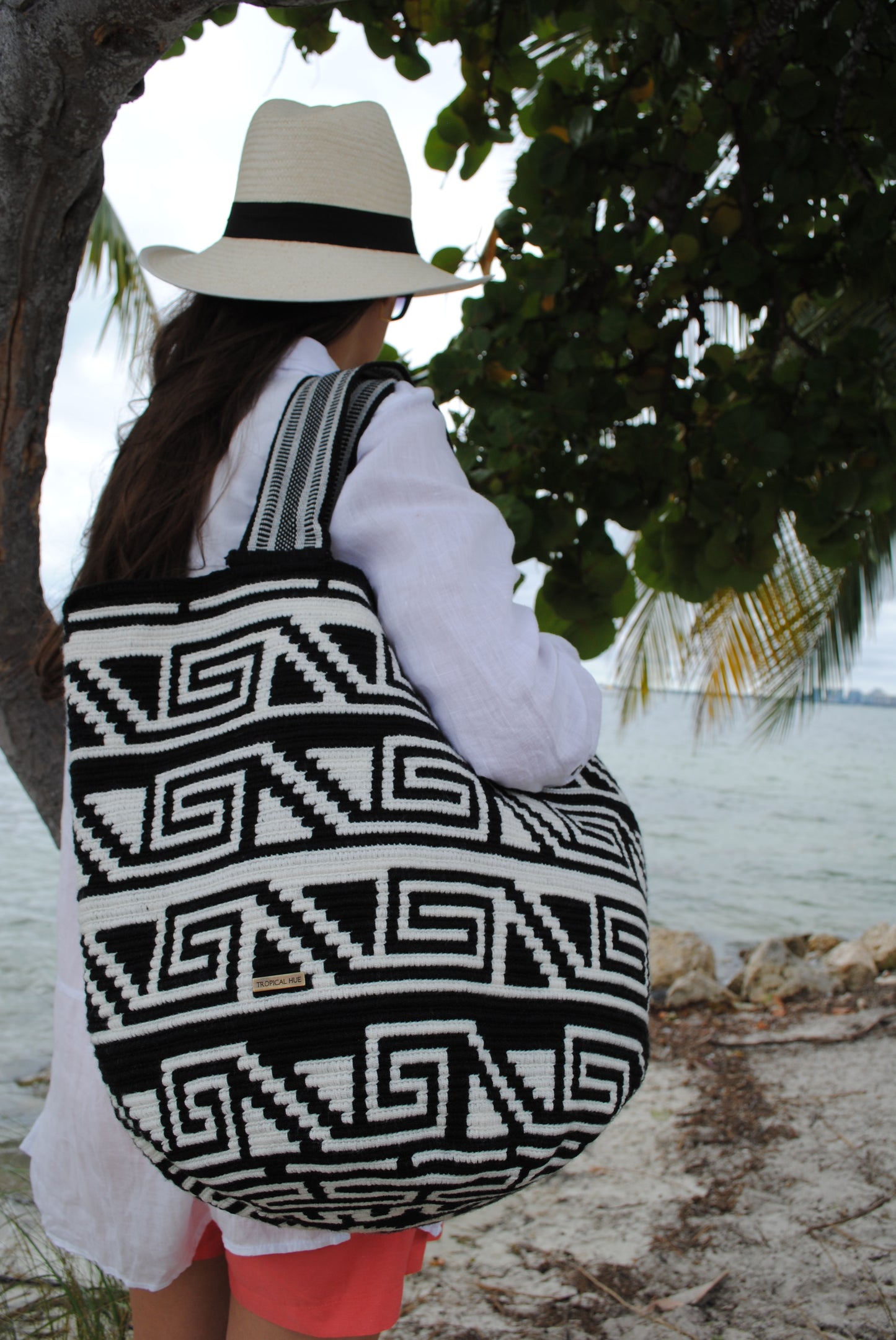 Black and White Tote Bag