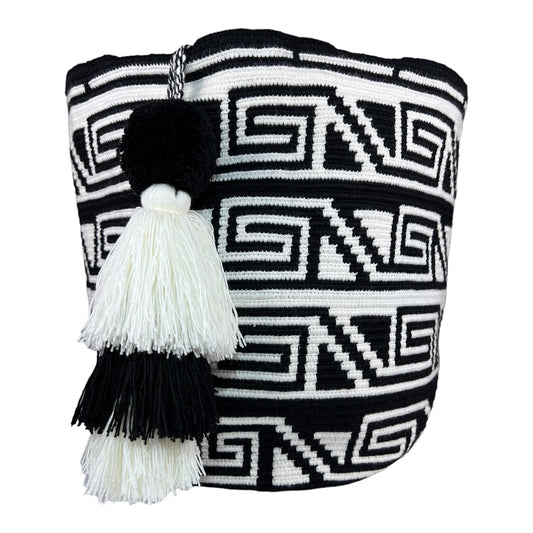 Black and White Tote Bag